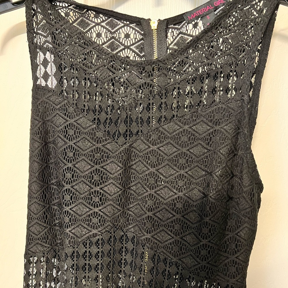 Full length dress with mini skirt beneath long split skirt. Worn once.